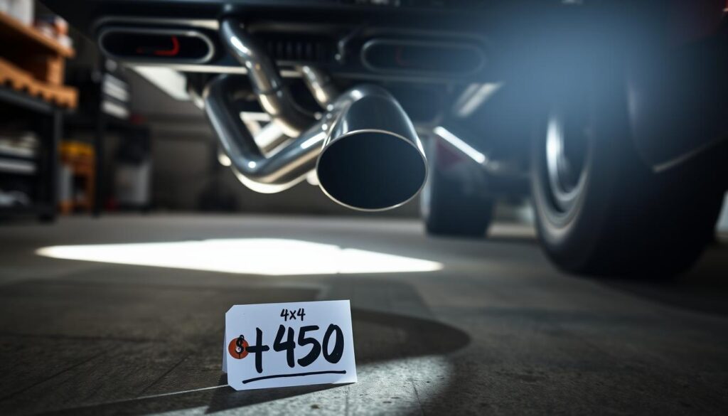4x4 exhaust system cost