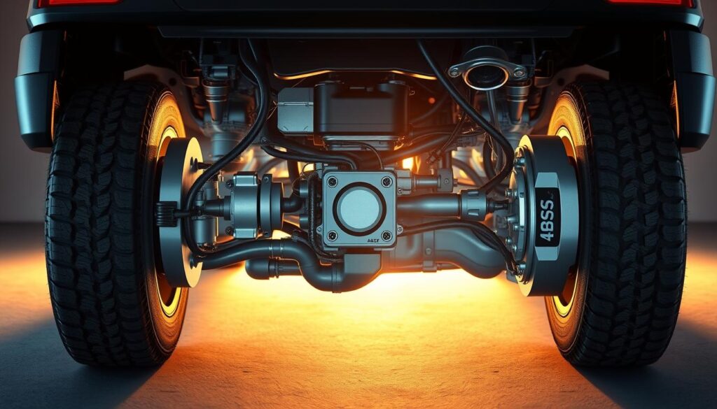 ABS in 4x4 braking system