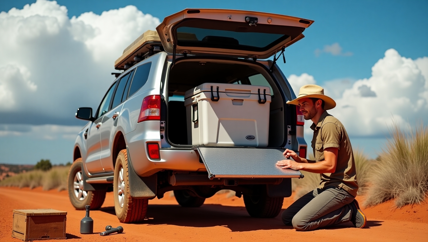 Drop Down Fridge Slides Are Essential for Australian 4WD