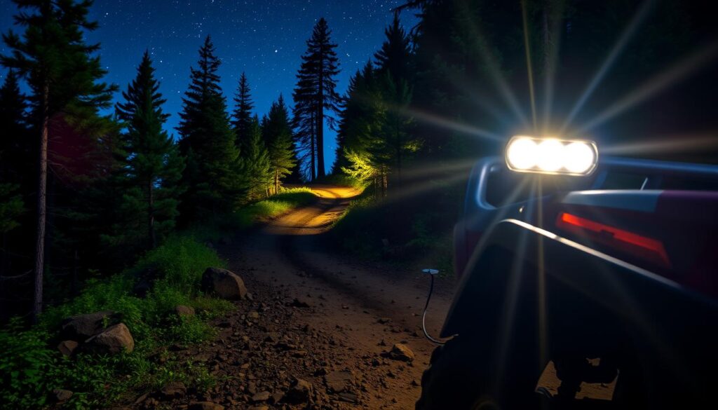 LED spotlights for off-road trails