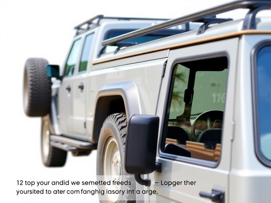 Snorkel air intake installed on a 4x4 vehicle for water crossings